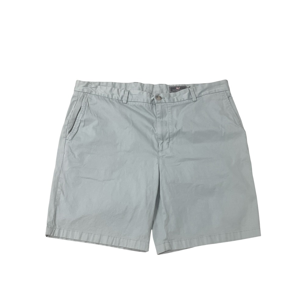 Vineyard Vines Mens 8" Breaker Shorts Lt Green Seafoam Chino Cotton Stretch 40